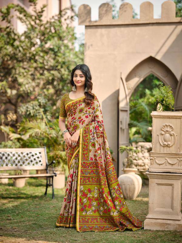 Lakhani kalamkari art  Wholesale sarees online
